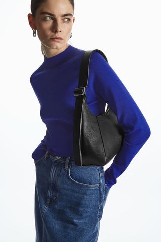 COS + Merino Wool Funnel-Neck Jumper