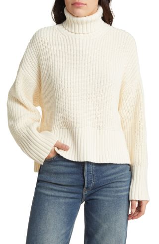 Madewell + Wide Rib Turtleneck Sweater