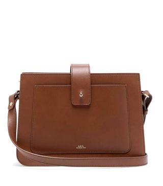 A.P.C. + Albane Smooth-Leather Cross-Body Bag