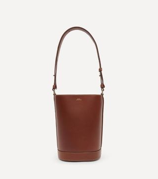 A.P.C. + Ambre Leather Bucket Bag