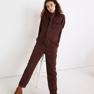 Madewell + Brushed-Back Signature Coverall Jumpsuit