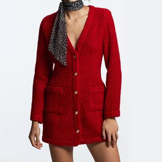 Zara + Textured Weave Dress