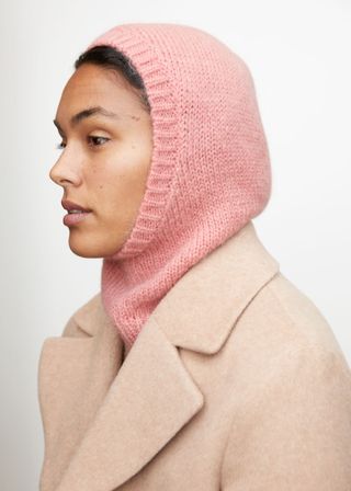 & Other Stories + Wool Blend Knitted Hood