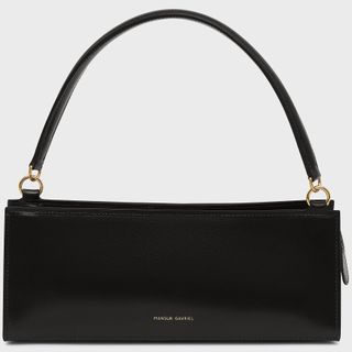 Mansur Gavriel + Pencil Bag in Black/Flamma