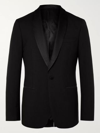 Mr. P + Black Slim-Fit Tuxedo Jacket