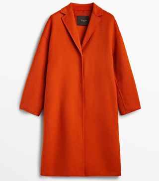 Massimo Dutti + Oversize Wool Coat