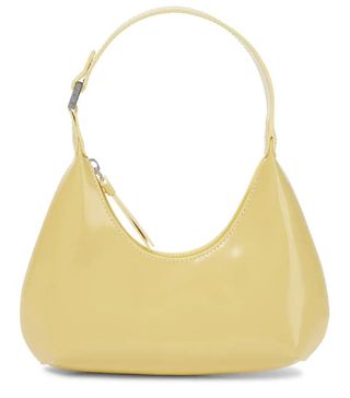 By Far + Baby Amber Leather Shoulder Bag