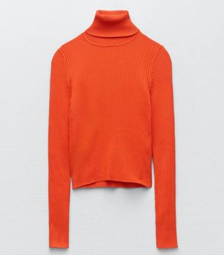 Zara + Ribbed Knit Sweater