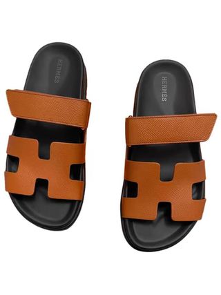 Hermès + Chypre Leather Sandal
