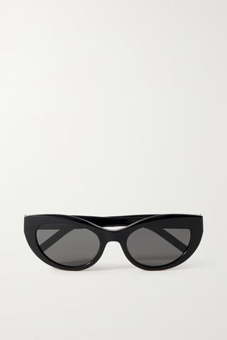 Saint Laurent Eyewear + Ysl Cat-Eye Acetate Sunglasses