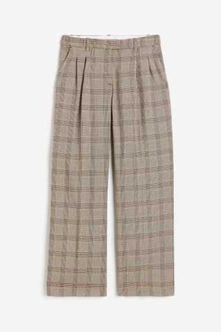 H&M + Wide Tailored Trousers
