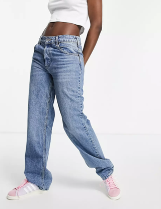 ASOS Design + Low-Rise Jeans