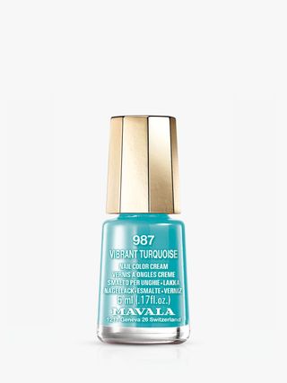 Mavala + Mini Colour Nail Polish in 987 Vibrant Turquoise
