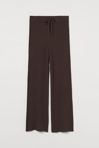 H&M + Ribbed Cashmere-Blend Pants