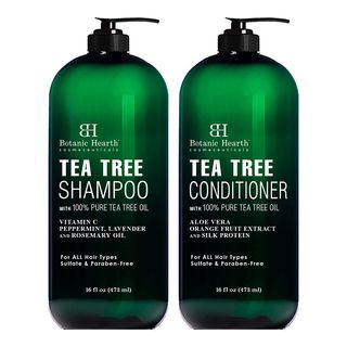 Botanic Hearth + Tea Tree Shampoo and Conditioner Set