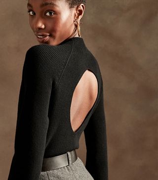 Banana Republic + Merino Cutout Sweater