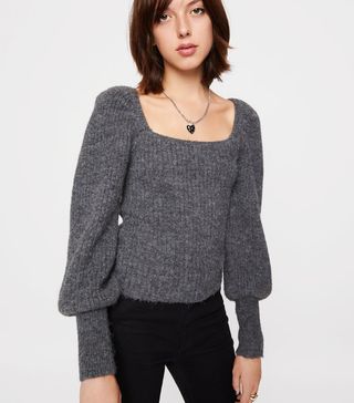 Rebecca Minkoff + Pixi Puff Sleeved Sweater
