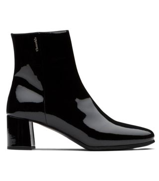 Church's + Ellie 55 Patent Leather Heeled Boot Black