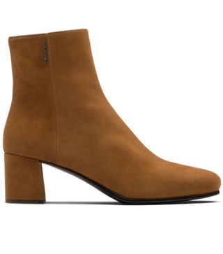 Church's + Ellie 55 Suede Heeled Boot Tabac