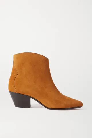 Isabel Marant + Dacken Suede Ankle Boots