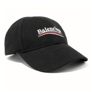 Balenciaga + Embroidered Cotton-Twill Baseball Cap