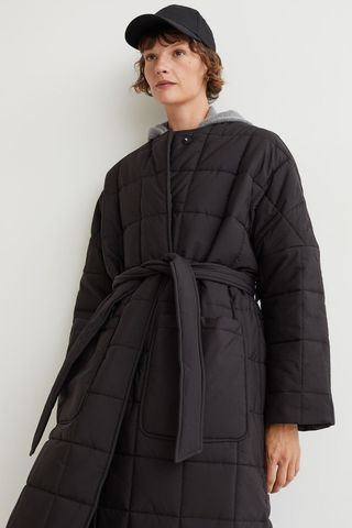 H&M + Quilted Coat