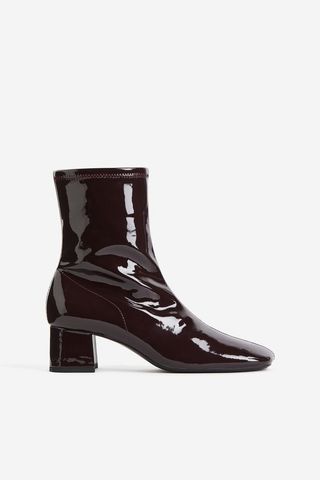 H&M + Ankle-High Sock Boots