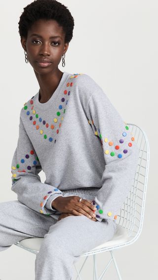 Rosie Assoulin + Snap Sweatshirt