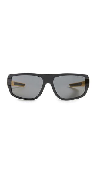 Prada + Sporty Narrow Shield Sunglasses