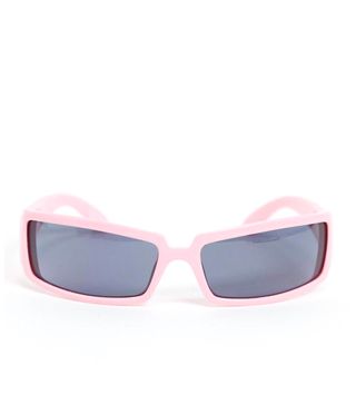 ASOS Design + Wrap Mid Square Sunglasses