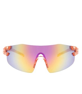 All in Motion + Blade Sport Sunglasses With Gradient Mirrored Lenses