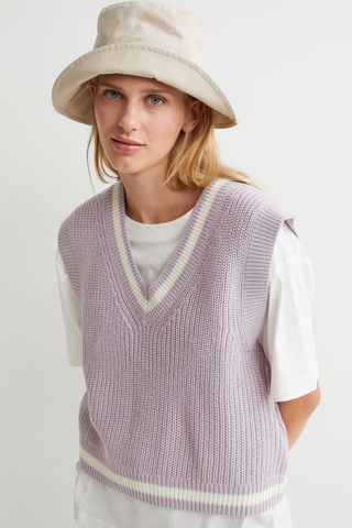 H&M + Ribbed Sweater Vest