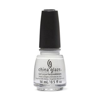 China Glaze + Nail Lacquer in White on White