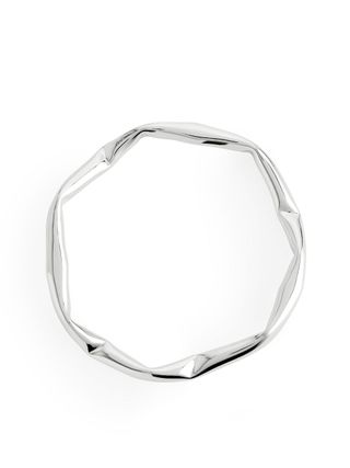 Arket + Crunched Silver-Plated Bangle