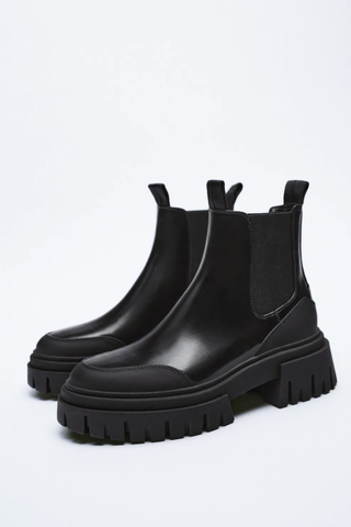 Zara + Lug-Sole Boots