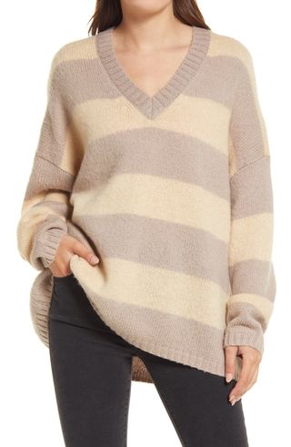 AllSaints + Lou V-Neck Sweater