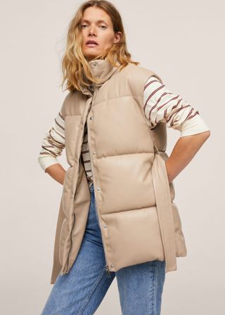 Mango + Quilted Skin Style Gilet