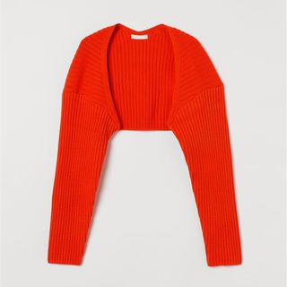 H&M + Rib-Knit Bolero Sweater