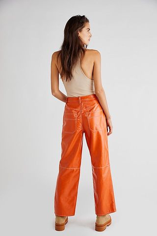 We the Free + It Factor Patent Vegan Leather Pants