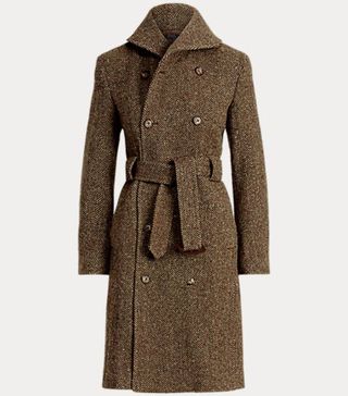 Ralph Lauren + Herringbone Wool Coat