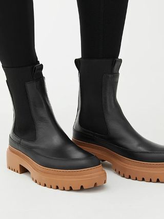 Arket + Chunky-Sole Leather Boots