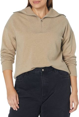 The Drop + Kai Half Zip Sweater