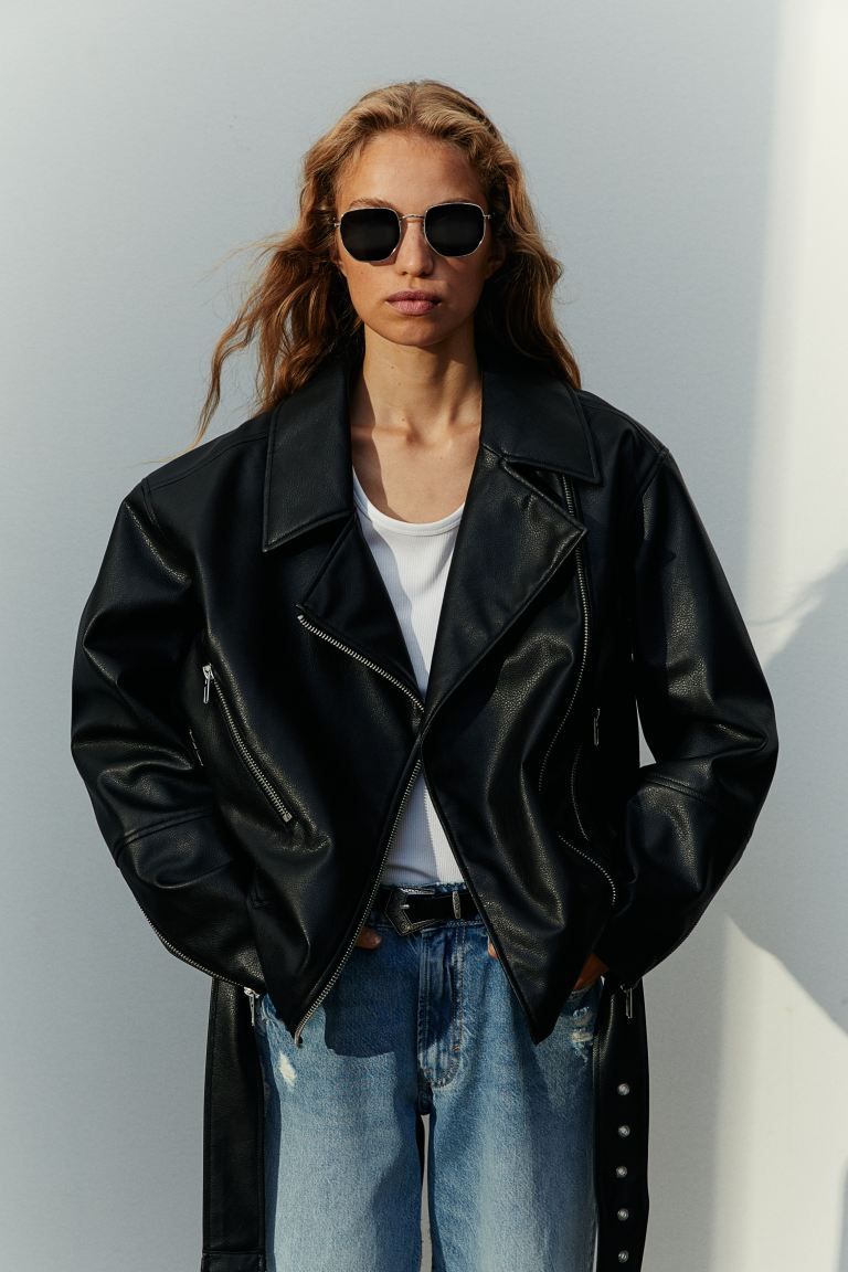 29 Best Oversize Leather Jackets to Shop Now | Who What Wear
