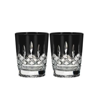 Waterford Crystal + Lismore Black Double Old-Fashioneds