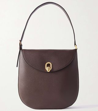 Savette + Tondo Large Textured-Leather Shoulder Bag