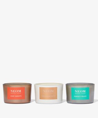 Neom Organics + Wellbeing Wishes Candle Gift Set