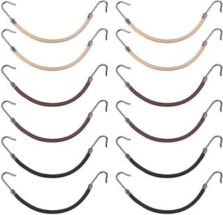 Amazon + 15 Pieces Elastic Bands Hair Styling Ponytail Hooks