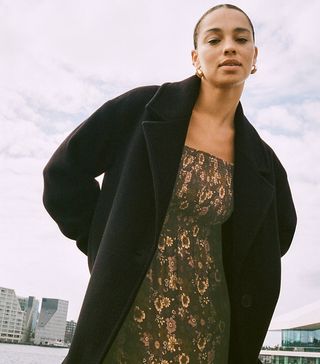 Aritzia + Wilfred Oversized Wool-Cashmere Coat