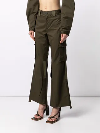 Dion Lee + Cargo Kick-Flare Trousers