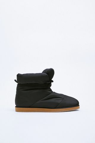 Zara + Puffer Boots